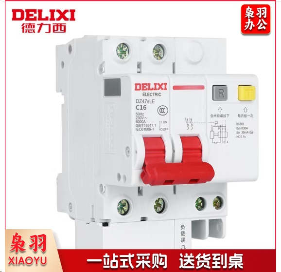 德力西漏电保护断路器C16 2P