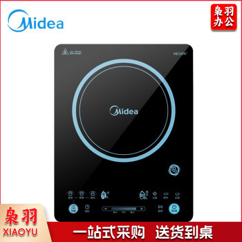 美的(Midea) 电磁炉匀火一体面板4D防水全触摸屏定时预约2200W家用MC-CCL2203A 黑色