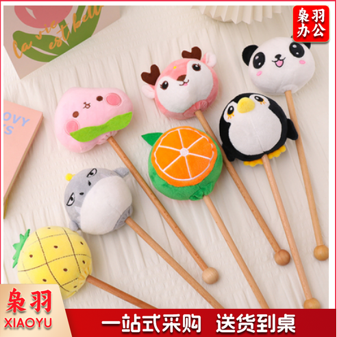 按摩锤敲打锤棒卡通可爱毛绒小锤子颈肩经络捶背部敲背捶背器神器