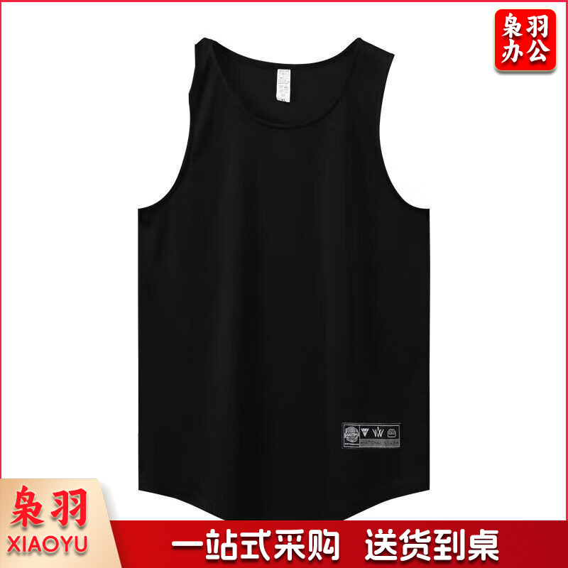 坎肩运动背心 广-259234 黑色 男夏宽松透气速干