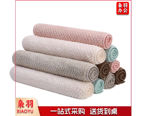 洁丽雅抹布厨房魔力去污布5条装加厚双面洗碗布多功能百洁布