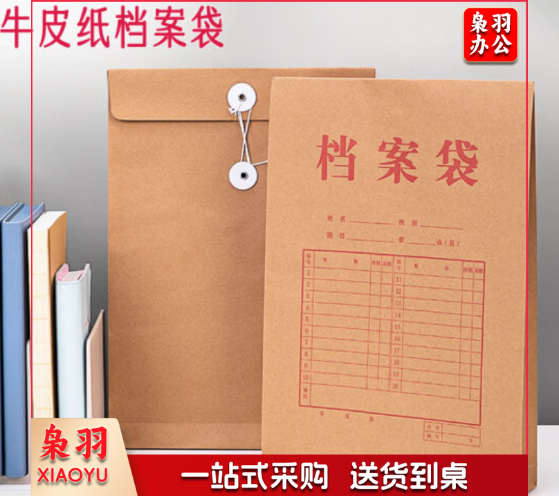 牛皮纸档案袋