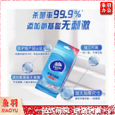 湿巾/湿纸巾 独立装，每包10片，杀菌款