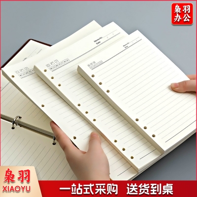 活页替芯笔记本子适用6孔A5活页纸横线加厚替换内芯 A5-横线内芯