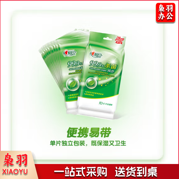 心相印 XCA001消毒湿巾 10片独立装  170mm*180mm