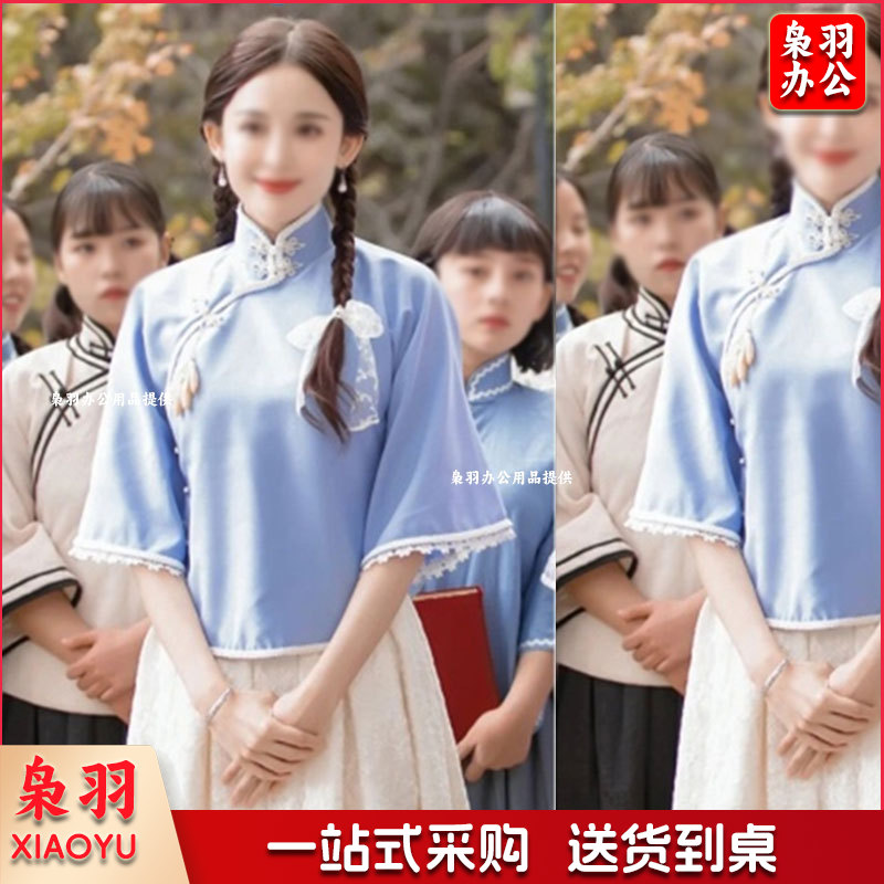 女装中山装舞台表演服装xy77中山装舞台表演服装民国学生舞蹈