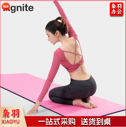 安格耐特F4177瑜伽垫1830*610*6mm(混色)