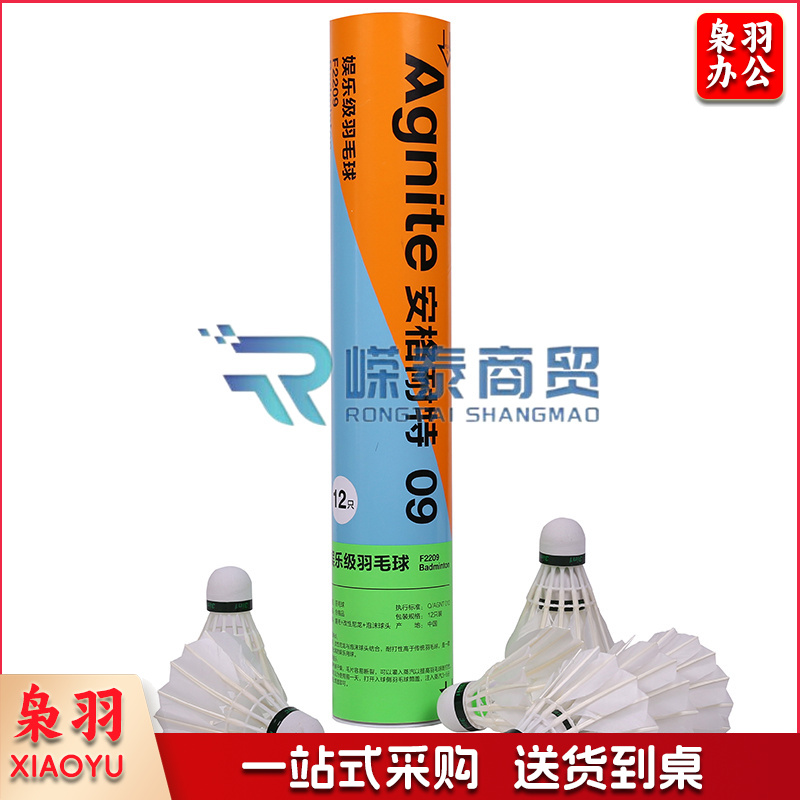 安格耐特F2209羽毛球(白色)(12只筒).