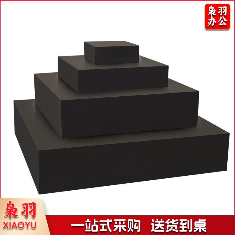 橡胶缓冲减震块机床设备防震防撞橡胶垫块桥梁铁路减震方形橡胶块1000*1000*50mm  10个起拍