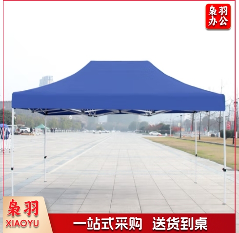 广告帐篷 四脚停车遮阳棚夜市摆摊烧烤活动展销棚自动加强升级款3*4.5