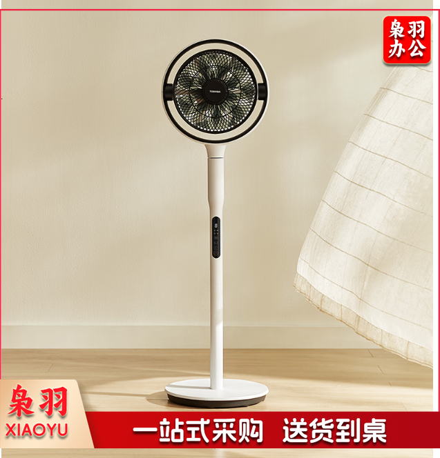 东芝（TOSHIBA）空气循环扇花信风双擎轻音电风扇负离子净化遥控智能温感双叶落地扇空调扇F-DSA800XCN(W)