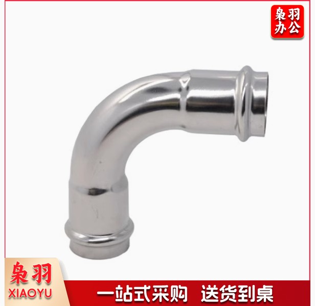 不锈钢卡压弯头	304	DN100