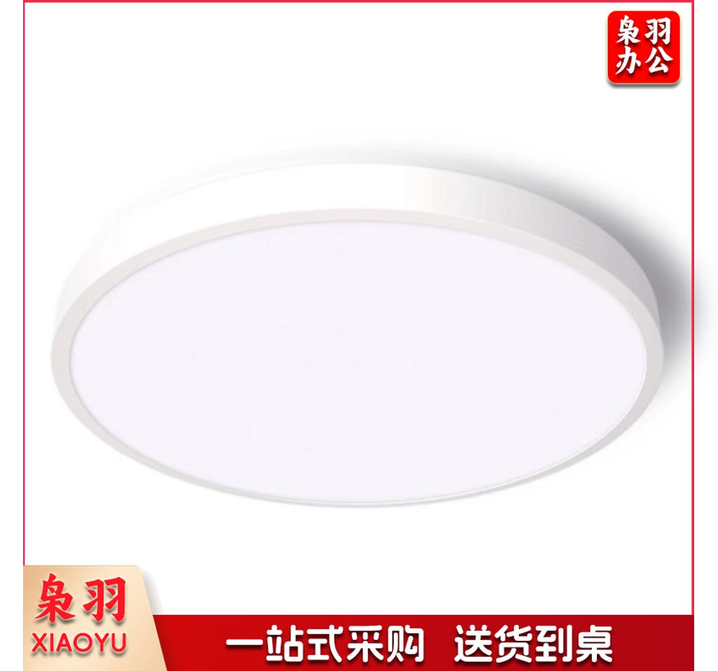 LED五防吸顶灯 40W防潮防尘防蚊防水卧室浴室厨卫灯圆形卫生间家用灯 白边