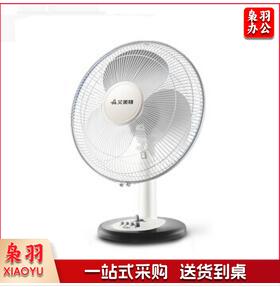 艾美特（Airmate） 16寸台扇家用电风扇台式摇头静音定时省电节能办公室转页扇FD4009T2-A 浅灰色