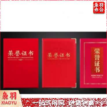 荣誉证书	99308#；高：22.5cm;绒面