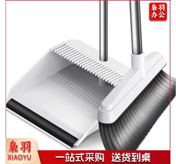 扫把簸箕套装 魔术扫地笤帚 2件套 (扫把+簸箕) 颜色随机混装