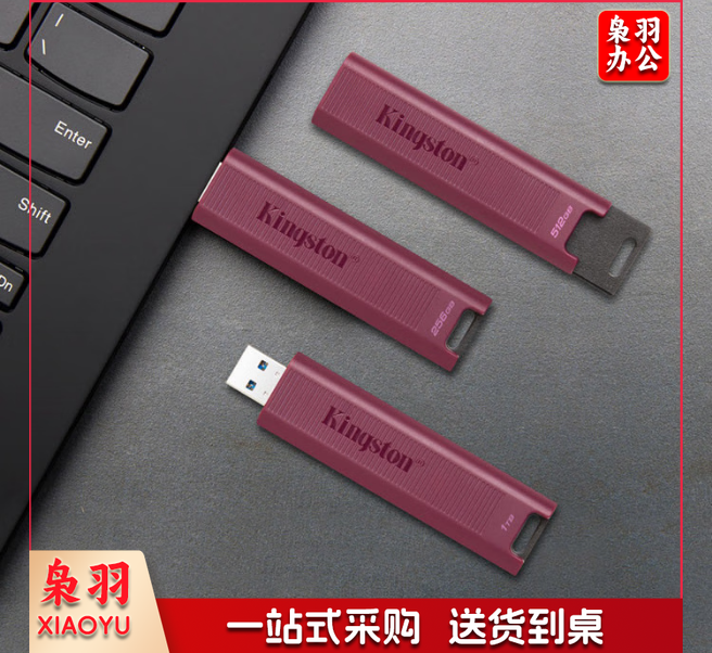 金士顿  256GB USB3.2 Type-A 超极速固态U盘 DTMAXA 读速高达1000MB/s 写速900MB/s b45
