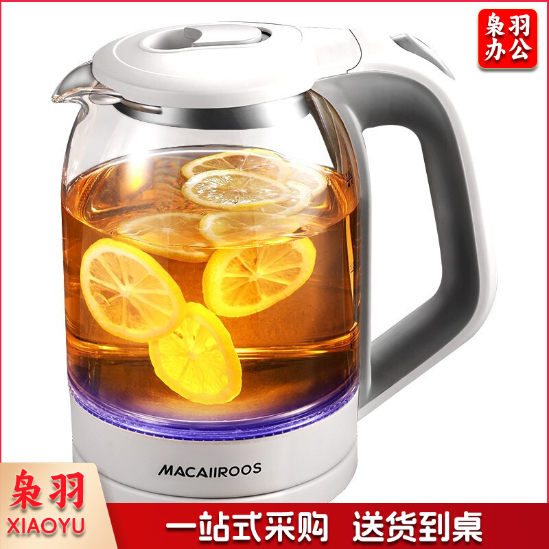  LED蓝光玻璃电水壶 MC-3005 1.8L