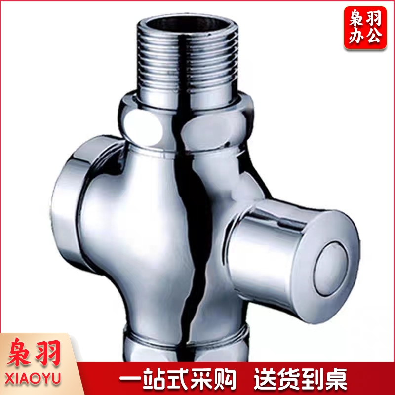 全铜延时冲水阀 特大体 手按式