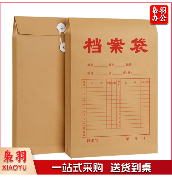 牛皮纸 文件袋档案袋