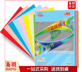 旗舰 多色 A 4 80G 100页/包 淡蓝色