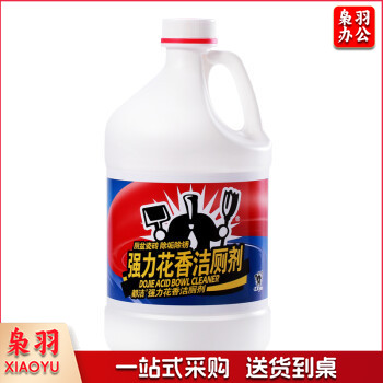 都洁 强力花香洁厕剂3.7kg大桶装 洁厕液洁厕灵大桶装马桶厕所清洁剂供应酒店单位餐厅 1箱（4桶）