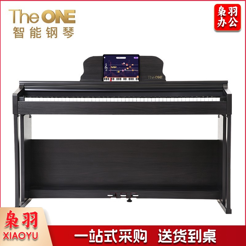 壹枱（The ONE）智能电钢琴 88键重锤数码电子钢琴 儿童初学成人考级 PLAY黑色