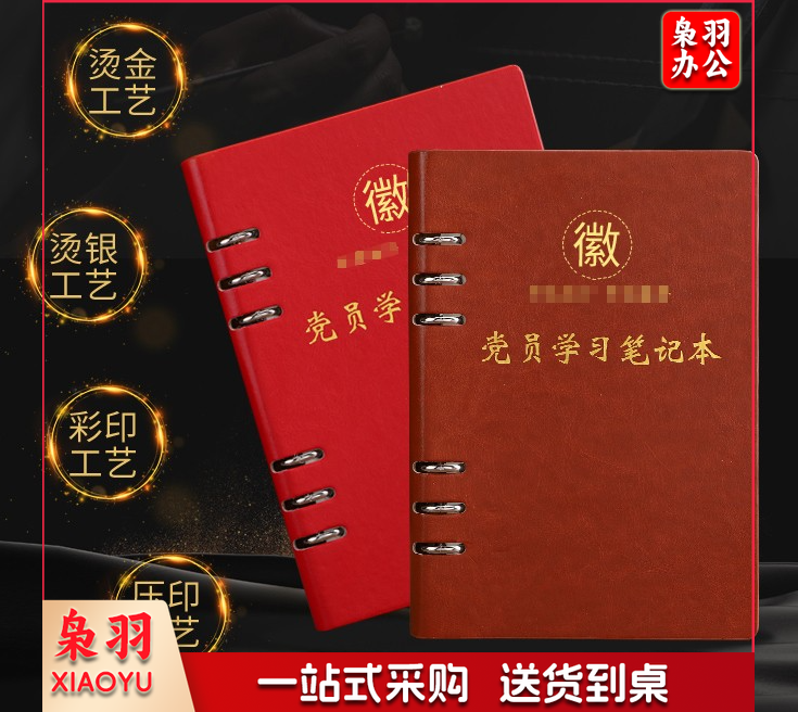 党员学习本B5活页