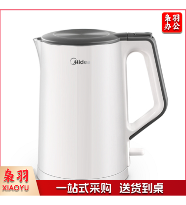 美的 1.5升 电热水壶 电水壶热水壶1.5L304不锈钢 SH15Colour102