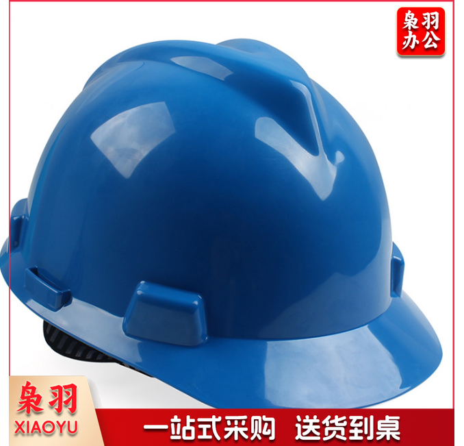 梅思安V-Gard标准型PE安全帽一指键帽衬针织布吸汗带E型下颌带V型