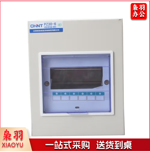 正泰PZ30-6家用照明箱 明装配电箱 空开箱6回路