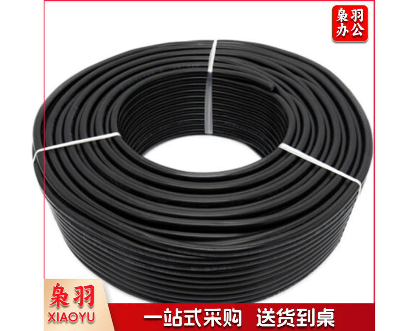 津达线缆 铜芯弹性体 绝缘弹性体护套移动电缆 RVV4芯6平方(一米)