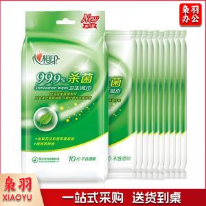 心相印 XCA001消毒独立装湿巾 10片独立包装 170mm*180mm 按包销售