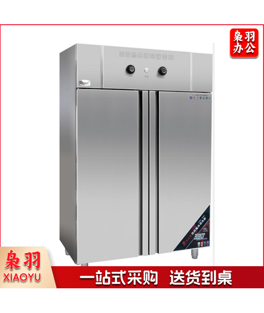 商用款热风循环双不锈钢门消毒柜
