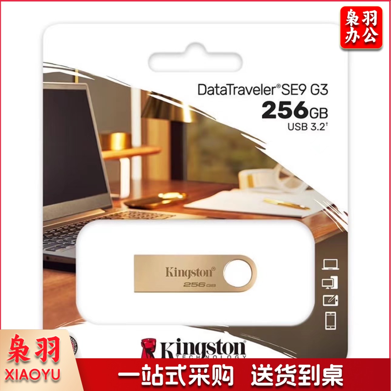 金士顿（Kingston）256GB USB3.2 金属U盘