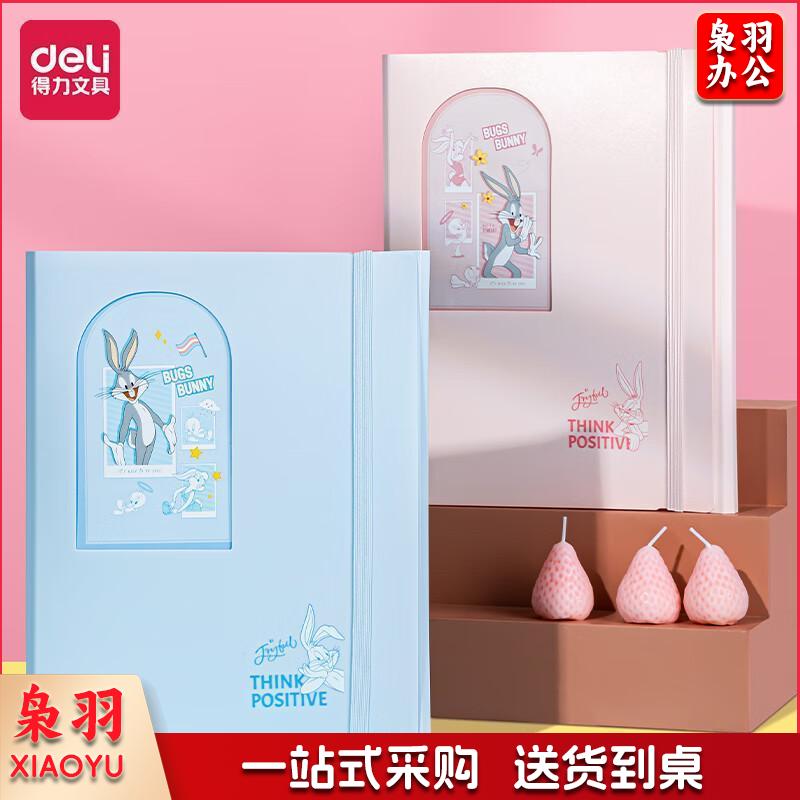 得力(deli)60页试卷册文件夹 资料试卷文件收纳册文件保护办公用品 混色PQ306-60