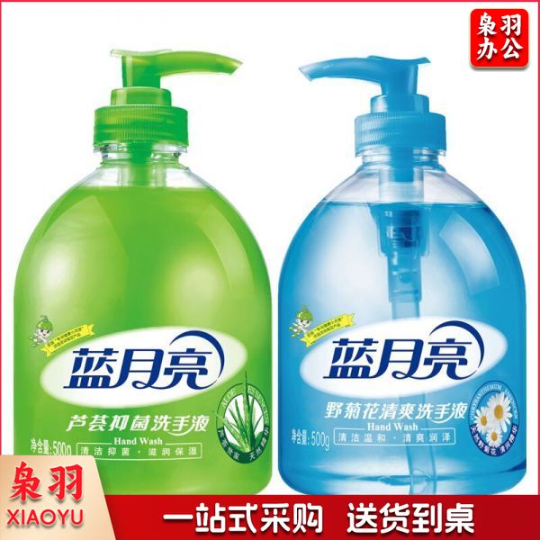 蓝月亮 500g芦荟洗手液+500g野菊花洗手液 芦荟野菊花洗手液套装