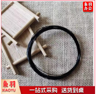 景泰蓝金丝彩砂工艺装饰画原材料彩丝 黑色 1*0.5 5米