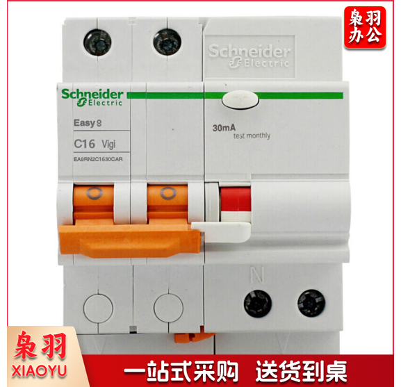 施耐德  2PC25A 断路器带漏电保护 EA9