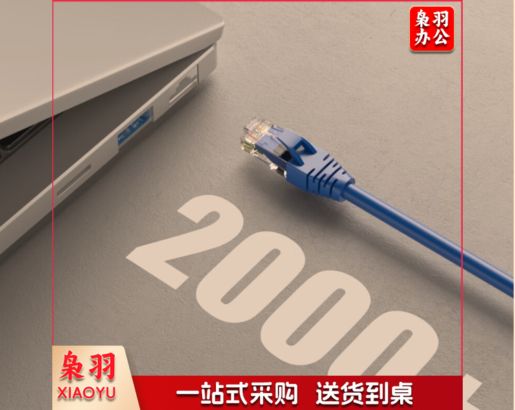 SK-LINK 六类网线 CAT6类高速千兆网络跳线 家用电竞装修工程级电脑宽带成品网线2米 hysm-240620100257