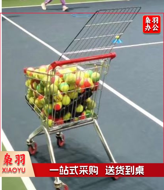 网球车超市购物车镀锌定制手推车网球训练用 带盖  100L-cpy6118