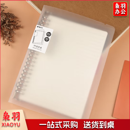 晨光(M&G)文具A5/60页横线活页本活力夹 单本装 HA5600A