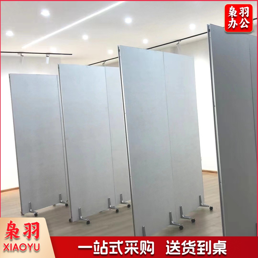 移动书画板墙亚麻布磁吸书画展板艺术美术作品宣传展示板无缝展板