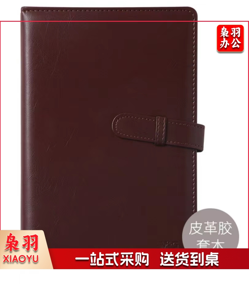 晨光A5皮革胶套本APY4G381