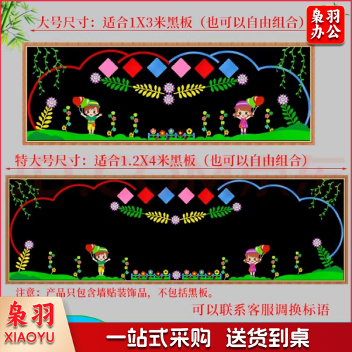 黑板报墙贴