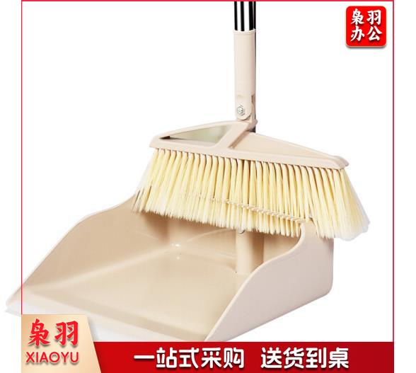 扫把套装 仿猪毛扫把两件套 笤帚刮水器簸箕垃圾铲 /