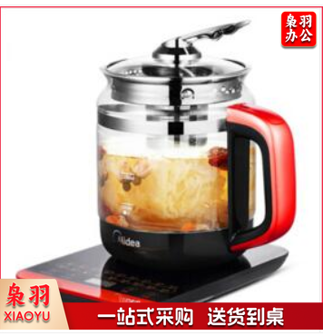 美的(Midea)养生壶1.5L 多功能煮茶加厚玻璃 MK-GE1703c