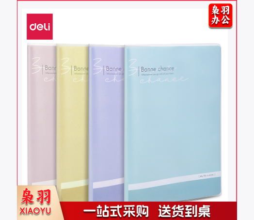 得力 记事本 颜色随机-T1696