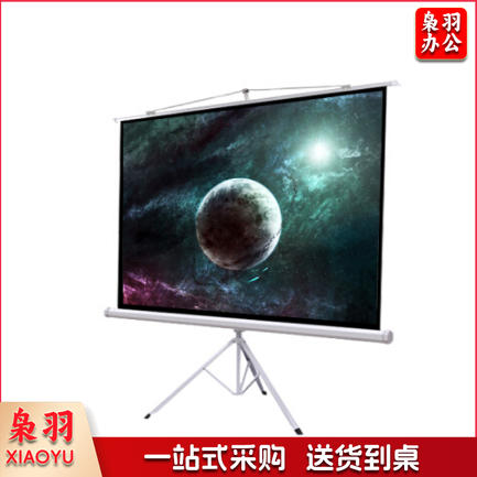 移动幕布红叶80寸