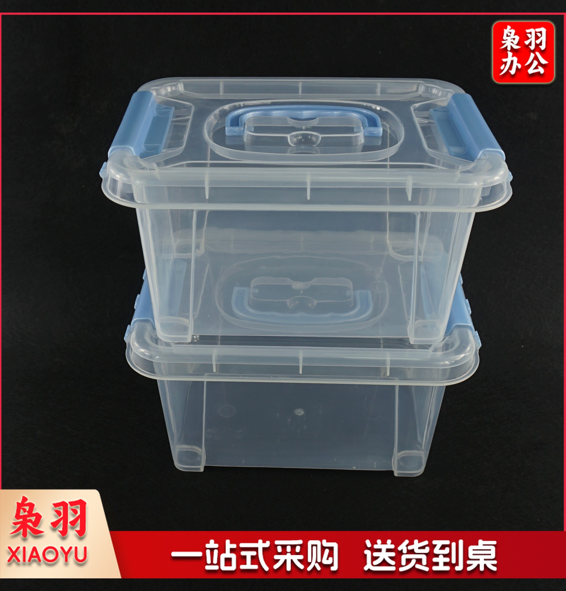 透明带手提整理箱 特大号